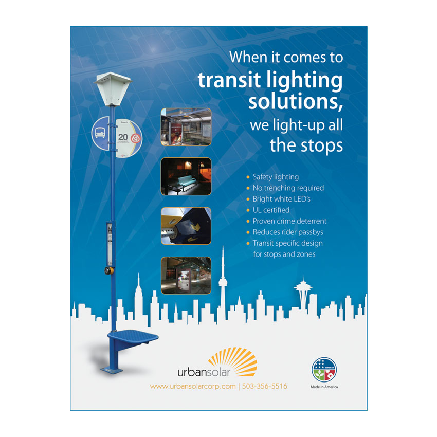 Advertising - USC - Transit Lighting Ad