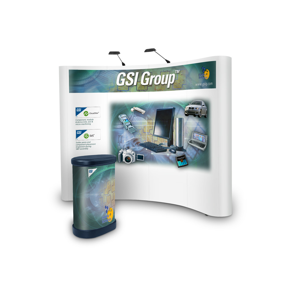 Graphics - Pop-up booth design - GSI Group