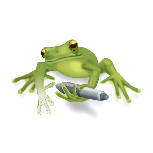 Illustration - Vector - Frog Drawing Frog