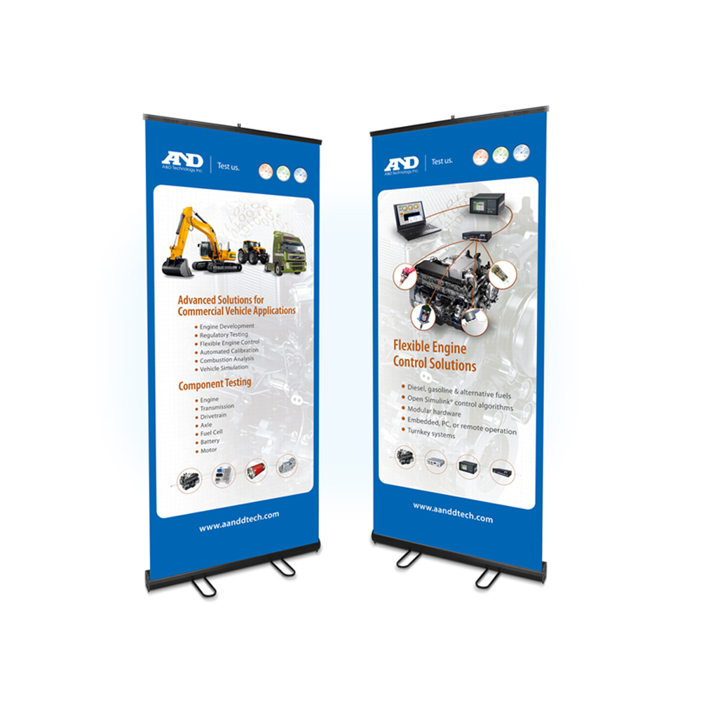 Graphics - Vertical banner design - AND Technology