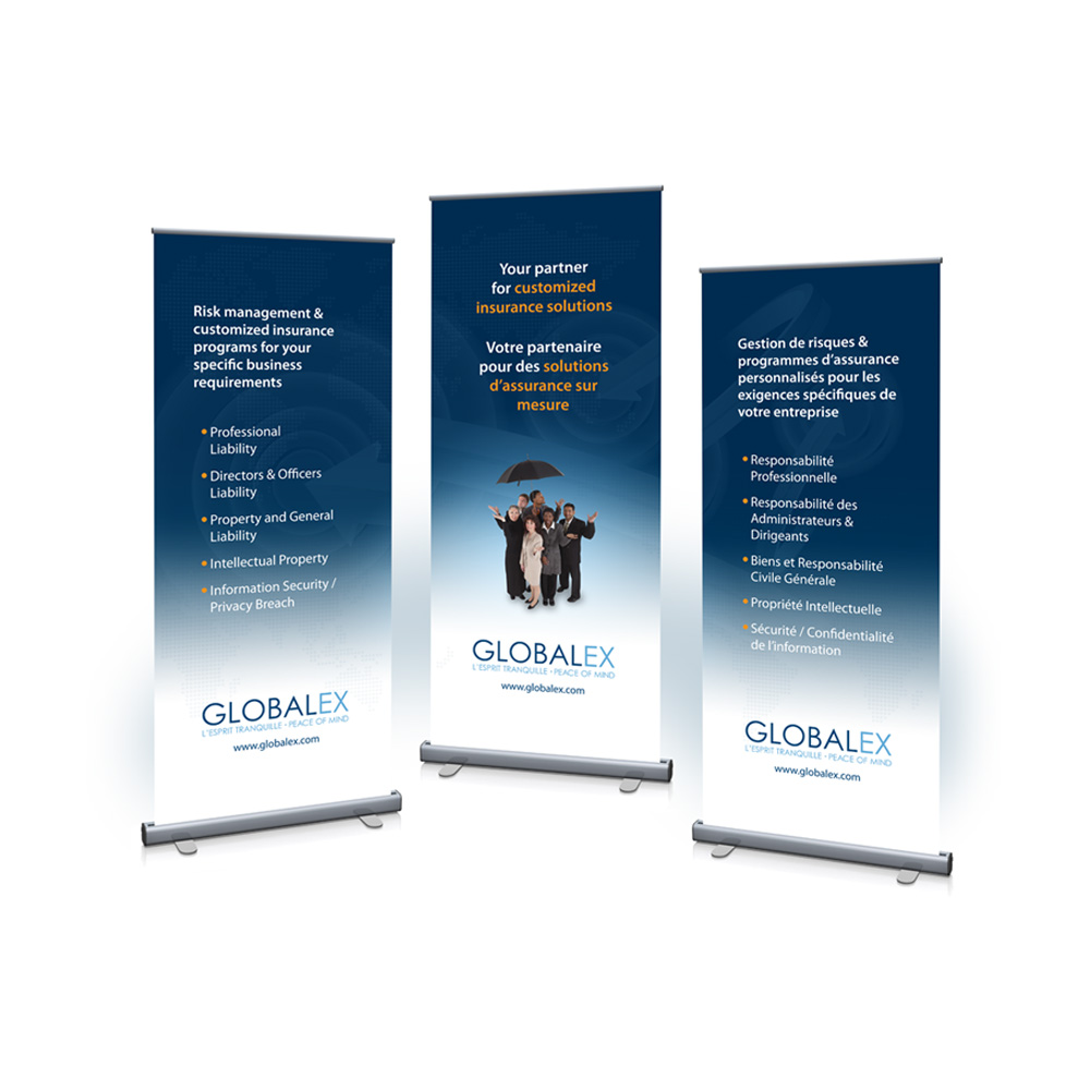 Graphics - Vertical banner design - GlobalEx